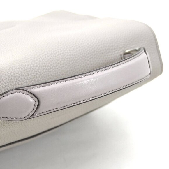 Auth Michael Kors Handbag Shoulder Bag Gray Leather/Silvertone - h30930a - Picture 8 of 15